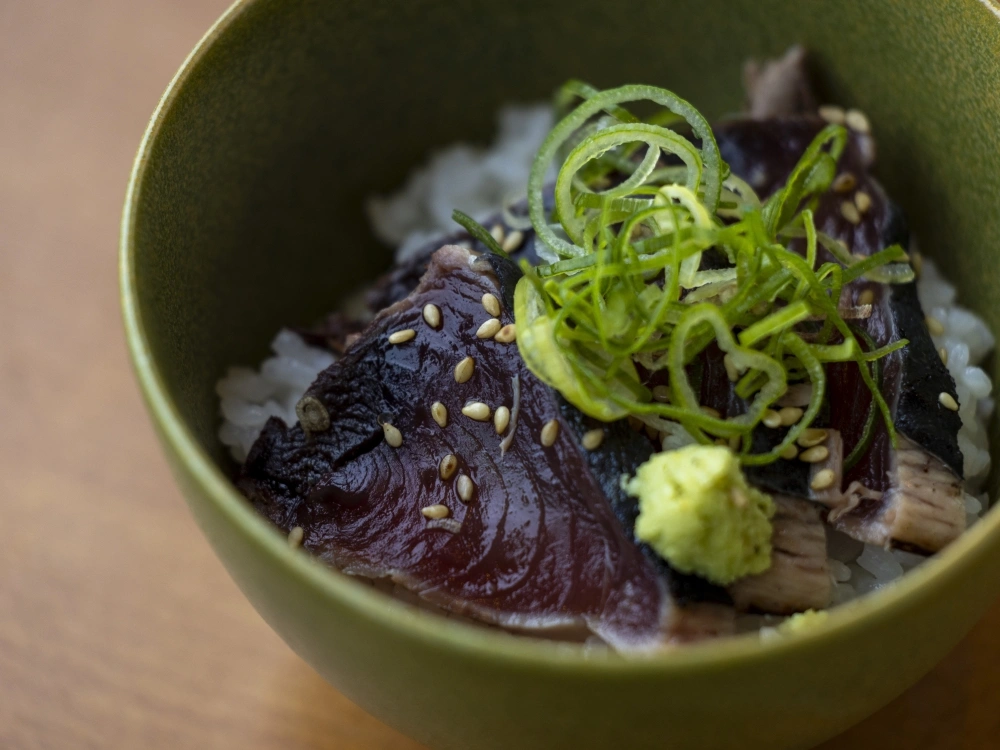 干鲣鱼盖饭、干鲣鱼茶泡饭【早餐菜单】