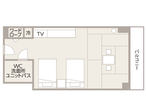 間取り図｜メルキュール高知土佐リゾート＆スパ