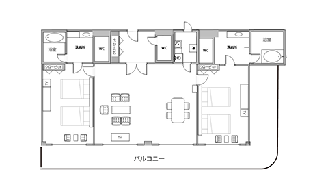 房间布局图|高知土佐美居温泉度假酒店