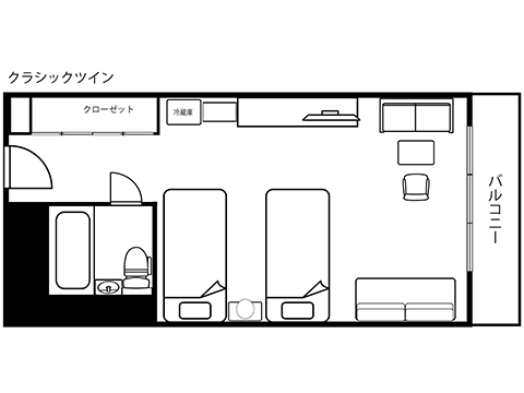 間取り図｜メルキュール高知土佐リゾート＆スパ