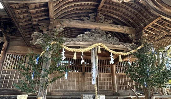 やなせたかしさんのゆかりの地探訪～大川上美良布神社～